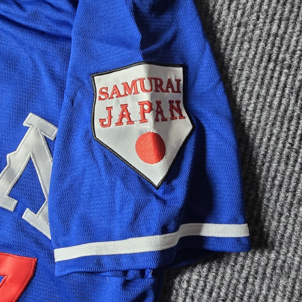 Shohei Ohtani #17‎ Japan Baseball Jersey Sho-Time Samurai Mens Sz Large - Picture 4 of 8